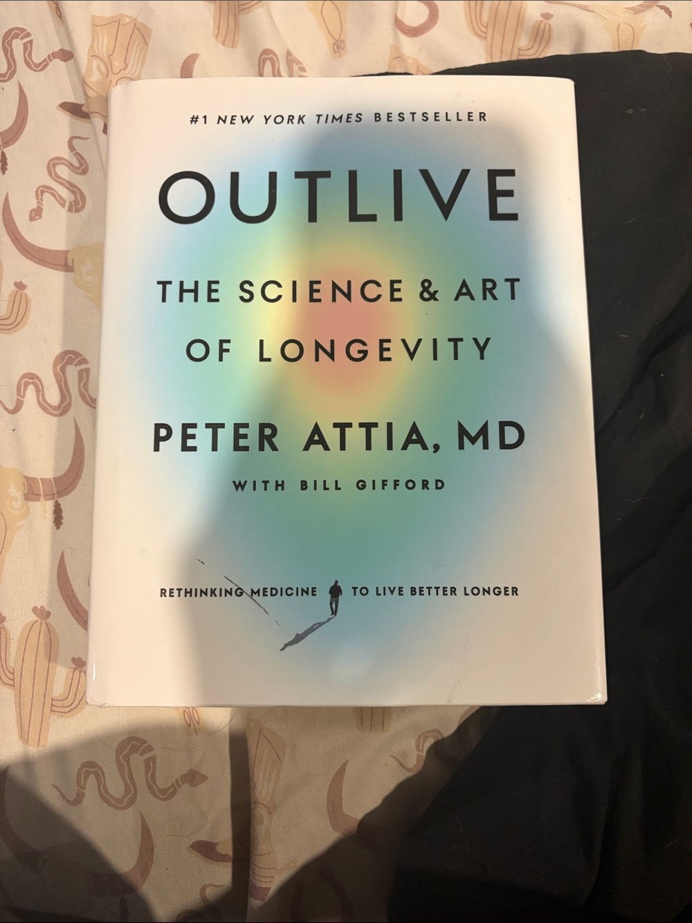 Outlive by Peter Attia, MD — White Cover Hardcover